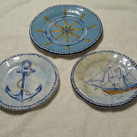 Set Of Melamine Decorative Plates